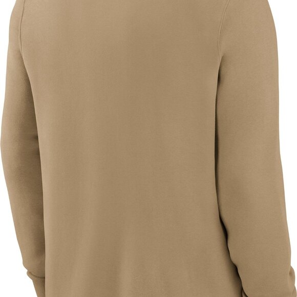 Nike Men's Baltimore Ravens Parachute Tan Rewind Crew Pullover Sweatshirt - Picture 3 of 9